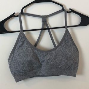 Gray Sports Bra
